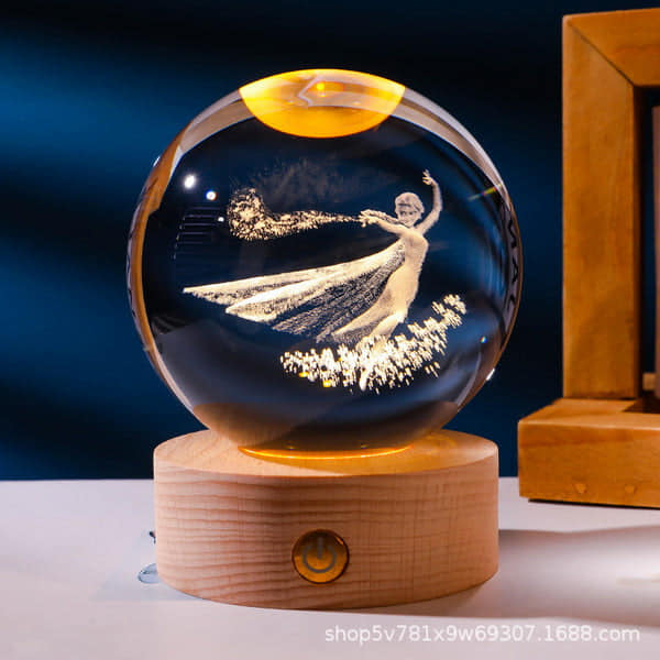 3d  Ice Princess Night light
